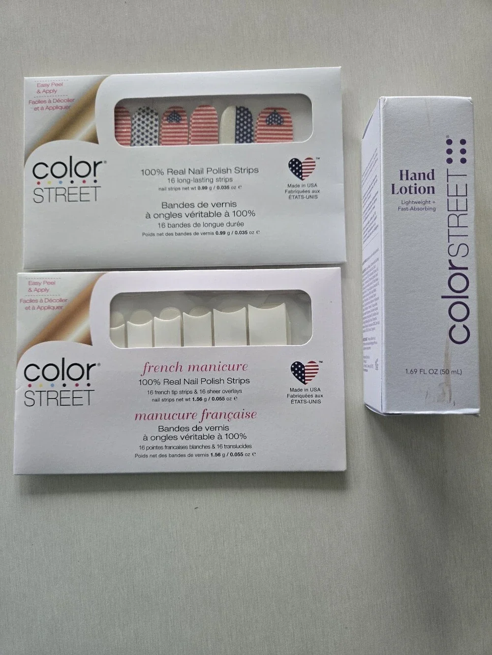 Color Street - 2 Nail Sets + Hand Lotion